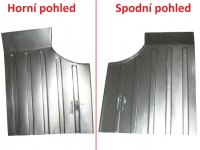 veteráni - náhradní díly - Pravá přední podlaha Škoda 120